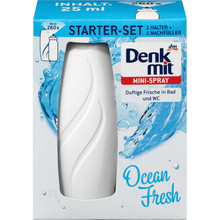 Denkmit Mini-spray Ocean Fresh set de désodorisants, 25 ml