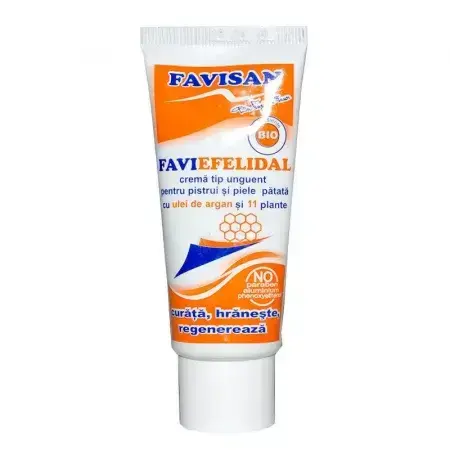 Salbencreme für Sommersprossen und Hautunreinheiten Faviefelidal, 40 ml, Favisan