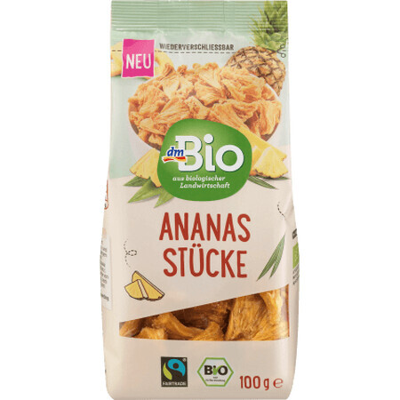 DmBio ananasstukjes ECO, 100 g