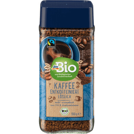 DmBio ECO Café décaféiné soluble, 100 g