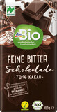 DmBio Chocolat amer 70% cacao, 100 g