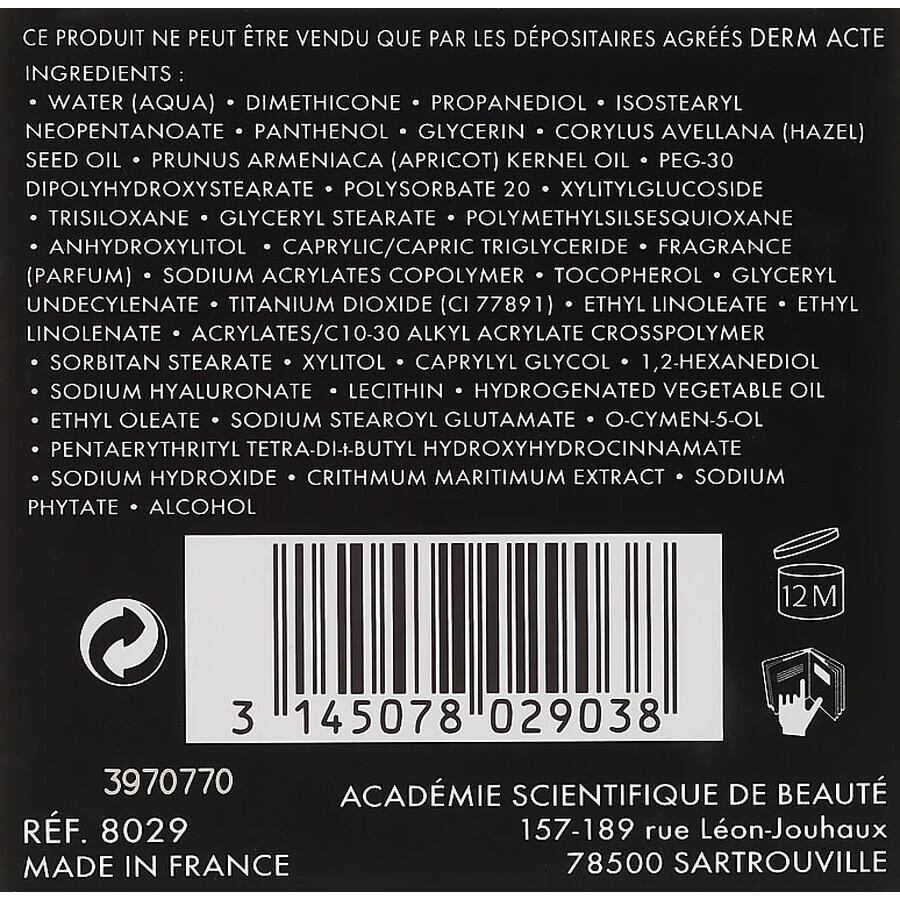 Derm Acte, Feuchtigkeitscreme, 50 ml, Academie