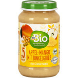 DmBio Purée de pommes et de mangues 5+, 190 g