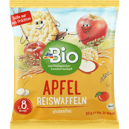 DmBio Reisbällchen mit Apfel 8+, 35 g