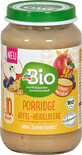 DmBio Porridge aux pommes avec canneberges et c&#233;r&#233;ales ECO, 190 g