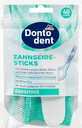 Dontodent b&#226;tonnets de soie dentaire sensitive, 40 pcs