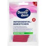 Brosses interdentaires super fines Dontodent, 32 pièces