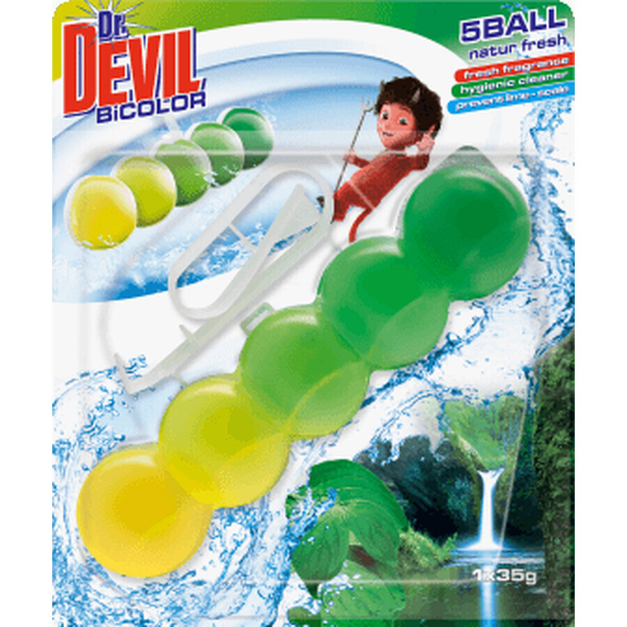 Dr. Devil Toilettenspülung Fresh Natural Bicolor, 1 Stück