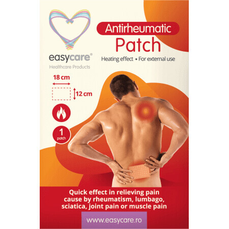 Easycare Plasture antireumatic  încălzire, 7 g