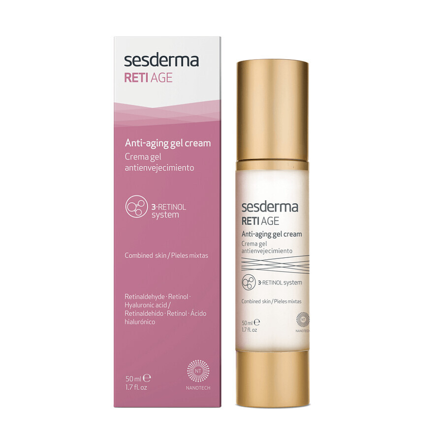 Sesderma Reti Age Gel-crème anti-âge pour peaux mixtes, 50 ml