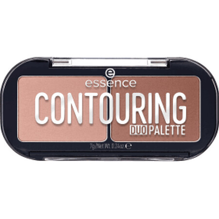 Essence Cosmetics Contouring Duo Palette Contouring Palette 10 Lighter Skin, 7 g