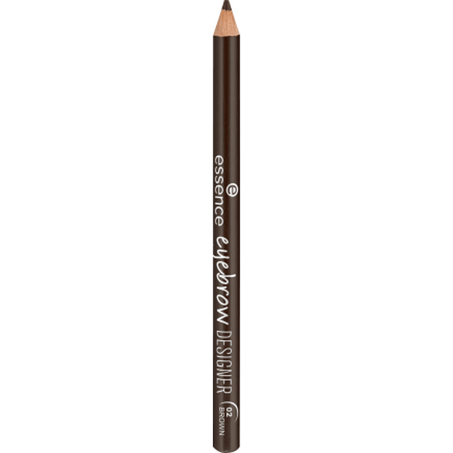 Essence Cosmetics Matita per sopracciglia di design per sopracciglia 02 Marrone, 1 g