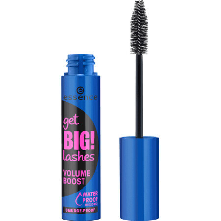 Les cosmétiques Essence prennent de l&#39;ampleur ! Mascara pour cils Volume Boost imperméable 01 noir, 12 ml