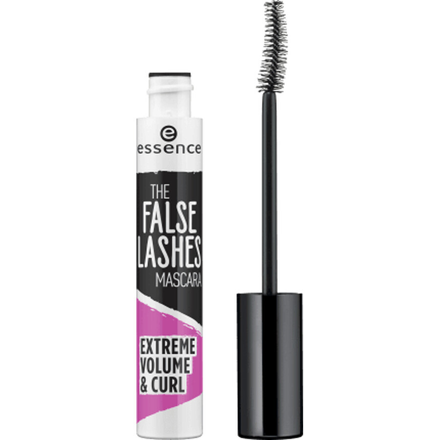 Essence Cosmetics The False Lashes Mascara Extreme Volume & Curl 01 Black, 10 ml