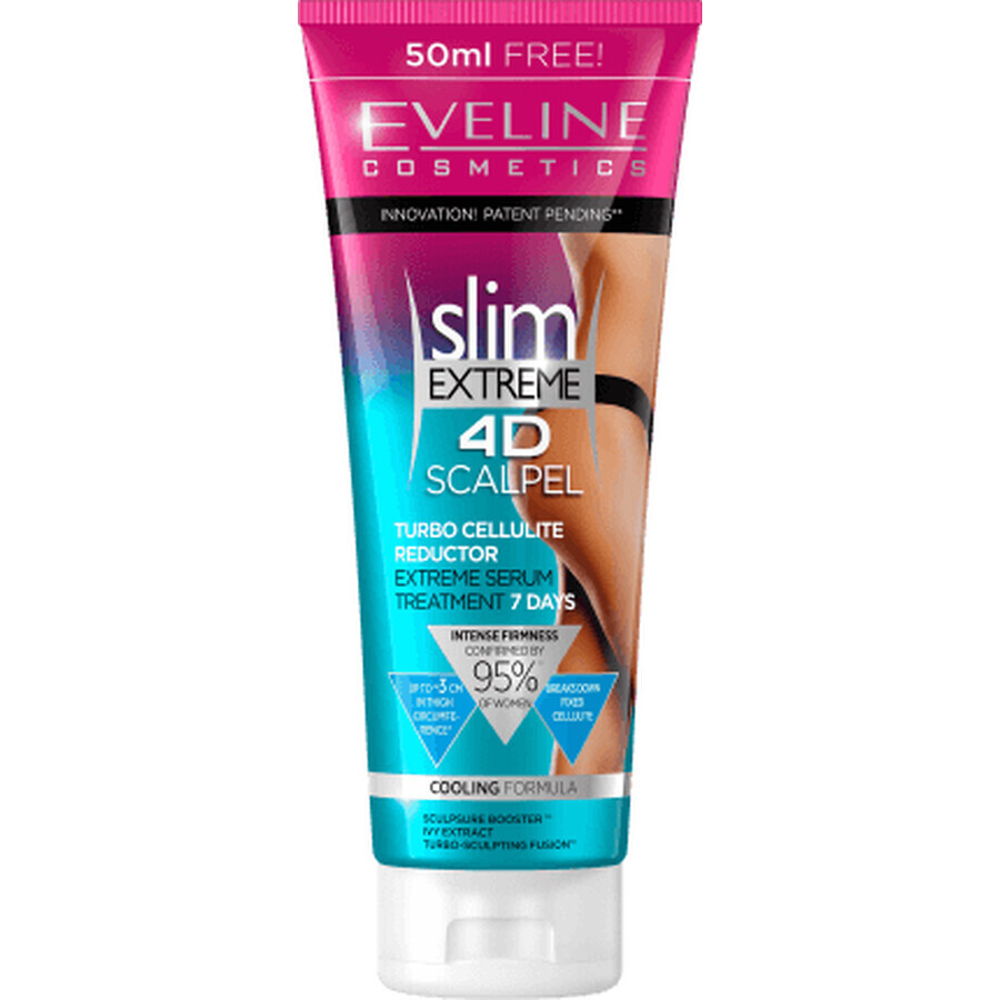 Eveline Cosmetics Slim Extreme 4D Scalpel Trattamento di riduzione della cellulite, 250 ml