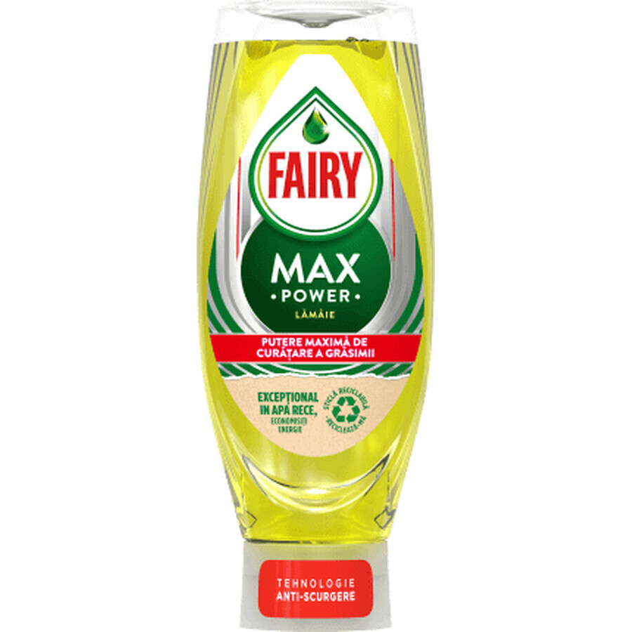 FAIRY Max Power Lemon Détergent pour lave-vaisselle, 650 ml