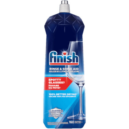 Solution de rinçage pour lave-vaisselle Finish Rinse&Shine Aid, 800 ml