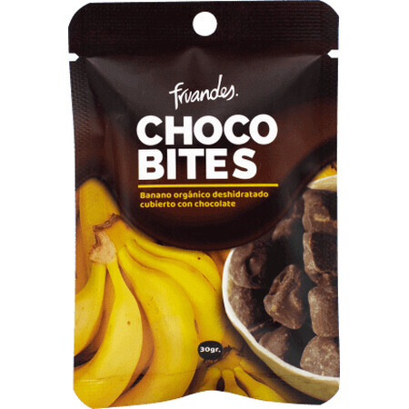 Fruandes Bananes séchées enrobées de chocolat, 30 g