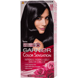 Garnier Color Sensation Permanent Hair Colour 1.0 ultra onyx black, 1 pc