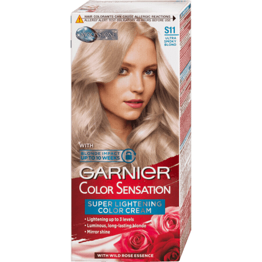Garnier Color Sensation Permanent Hair Colour S11 ultra smokey blonde, 1 pc