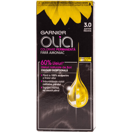 Garnier Olia Teinture permanente sans ammoniaque 3.0 brun, 1 pc