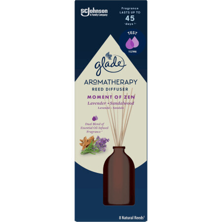 Glade Aromatherapy Moment of Zen Scented Sticks, 80 ml