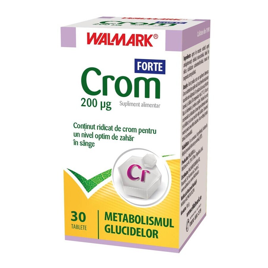 Crom Forte, 30 compresse, Walmark