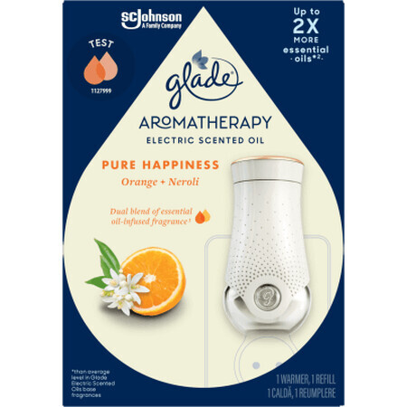 Glade Aromatherapy Pure Happiness Rafraîchisseur d'air électrique, 20 ml