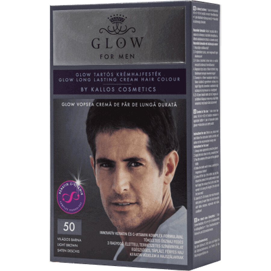 GLOW Tintura per capelli da uomo, 1 pz