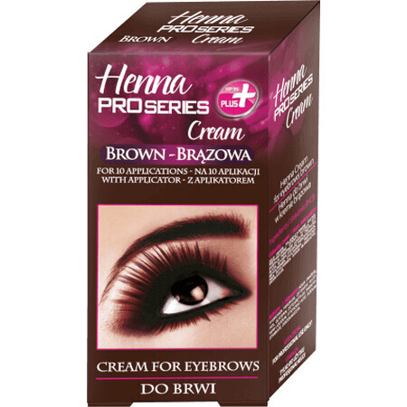 Henna Vopsea cremă pentru sprâncene Brown, 15 ml