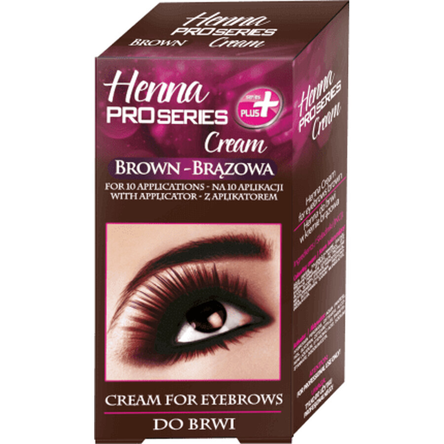Henna Augenbrauencreme Farbe Braun, 15 ml
