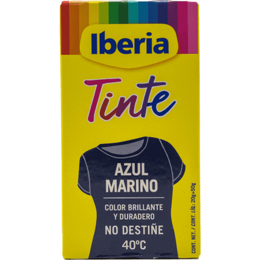 Iberia Teinture pour vêtements bleu, 70 g