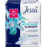 Absorbants de nuit Jessa Active shape, 10 pièces