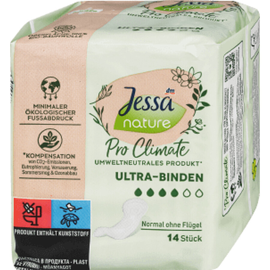 Jessa Ultra tampons absorbants normaux sans ailettes, 14 pcs