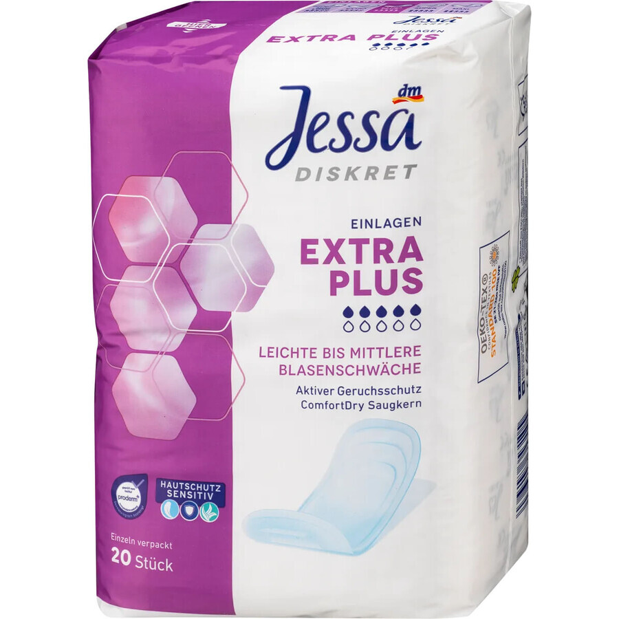 Jessa DISKRET Incontinence pads extra plus, 20 pcs