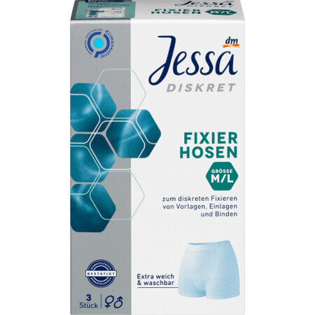 Jessa DISKRET Pantalon de coupe M/L, 3 pièces