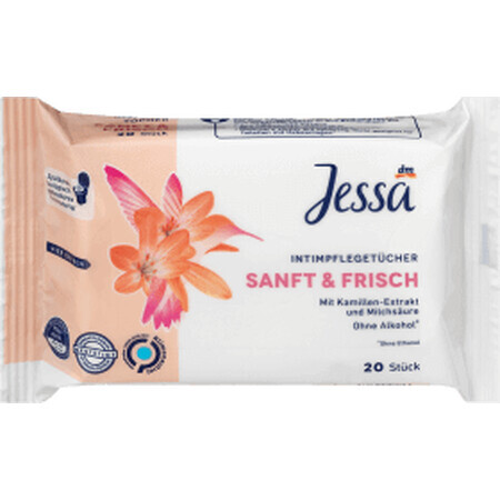 Jessa Lingettes d'hygiène intime, 20 pièces