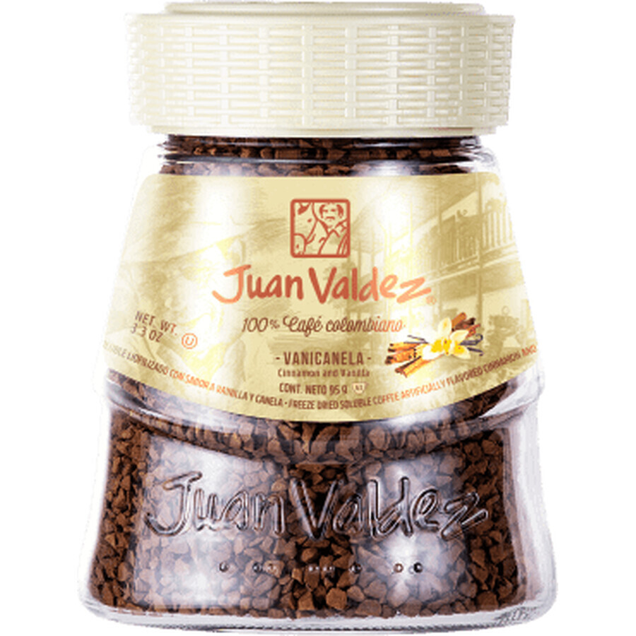 Juan Valdez Café instantané lyophilisé à la vanille et à la cannelle, 95 g