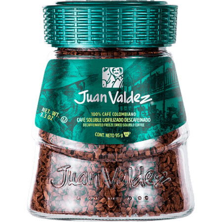 Juan Valdez Gefriergetrockneter entkoffeinierter löslicher Kaffee, 95 g