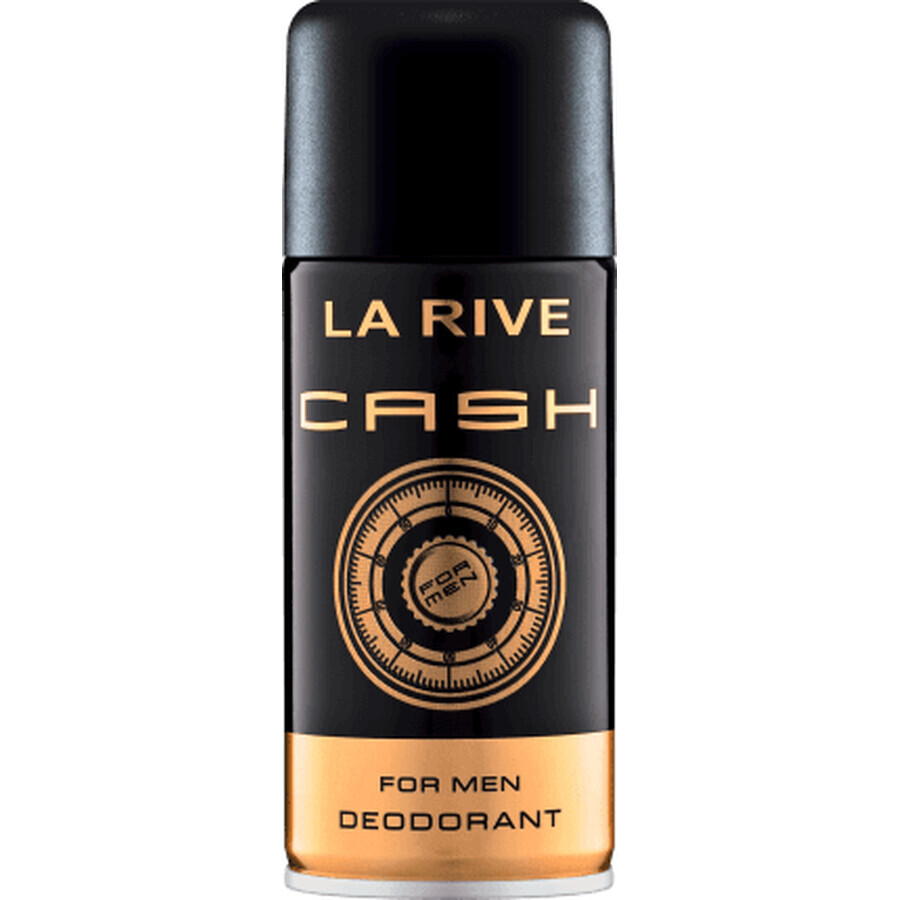 LA RIVE Déodorant Cash pour hommes, 150 ml