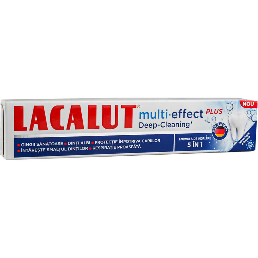 LACALUT Tiefenreinigende Multi-Effekt-Zahnpasta, 75 ml