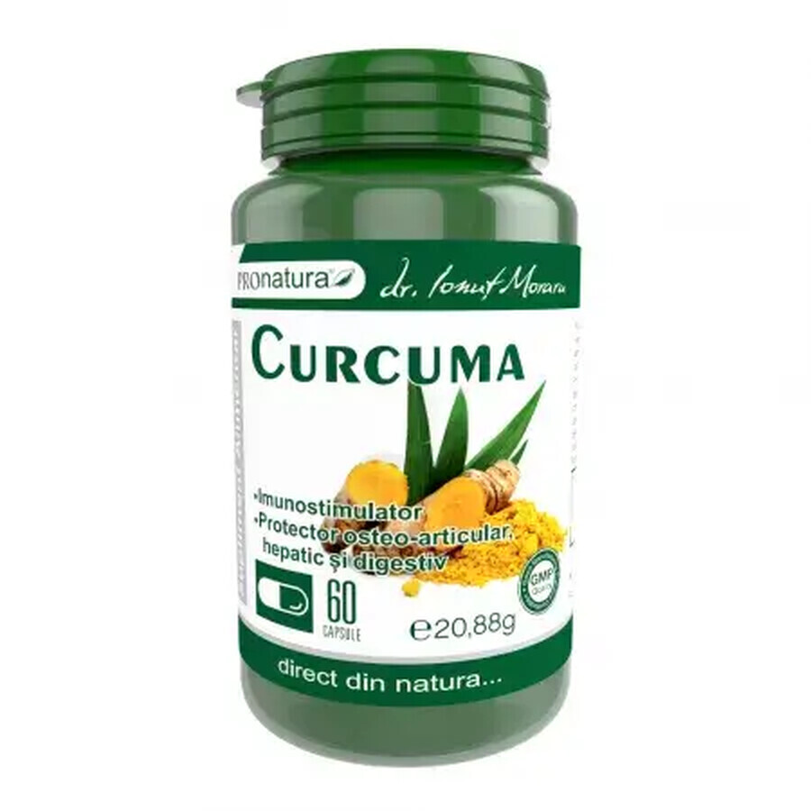 Curcuma, 60 gélules, Pro Natura
