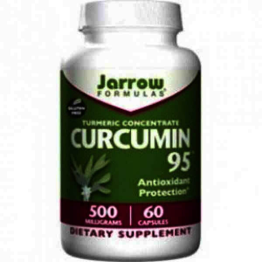 Curcumine 95 500 mg Jarrow Formulas, 60 gélules, Secom