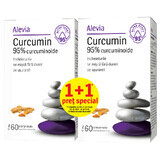Curcumina 95% curcuminoidi 60 compresse, Alevia (prezzo speciale 1+1)