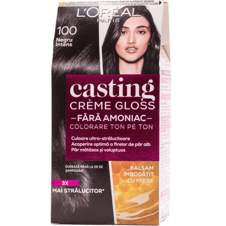 Loreal Paris CASTING CREME GLOSS Tintura per capelli 100 nero intenso, 1 pz