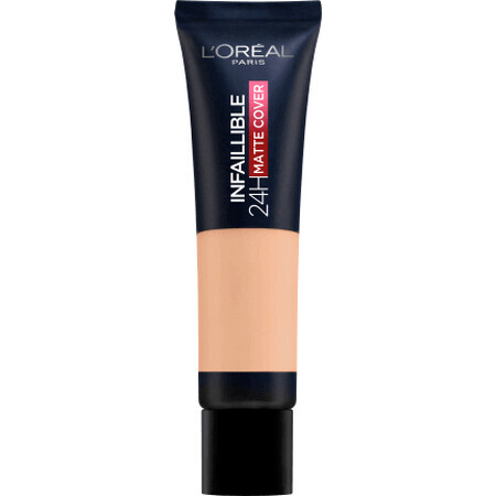 Loreal Paris Infallible 24H Matte Cover fondotinta 200 Golden Sand, 30 ml