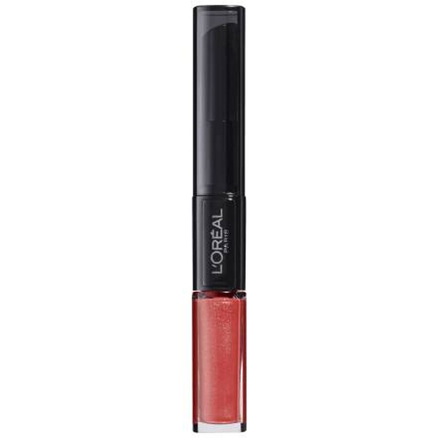 Loreal Paris Infaillible Long Lasting rossetto liquido resistente al trasferimento 312 Incessant Russet, 5,6 ml