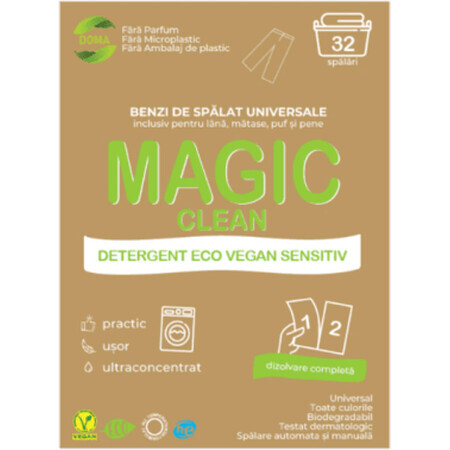 Detersivo per fasce Magic clean Eco Sensitive 32 lavaggi, 32 pz