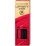 Max Factor Lipfinity Rossetto liquido 24h 125 So Glamorous, 1 pz