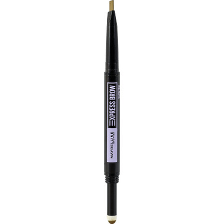 Maybelline New York Express Brow Satin Duo Brow Pencil 01 Dark Blonde, 2 g